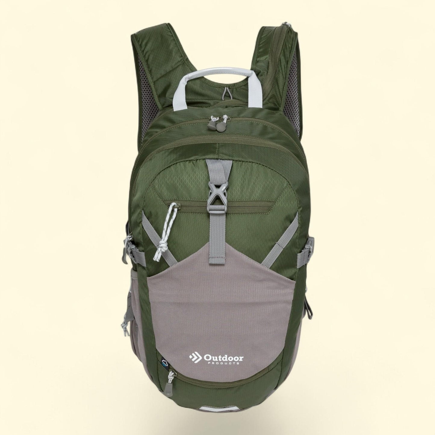 Outdoor Products Trail Break 18 Ltr Hydration Backpack, 3-Liter Reservoir, Green, Unisex