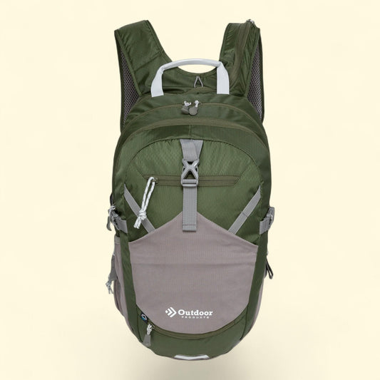 Outdoor Products Trail Break 18 Ltr Hydration Backpack, 3-Liter Reservoir, Green, Unisex