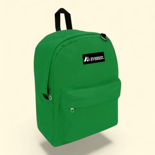 Everest Classic Backpack, 16.5" - Emerald Green