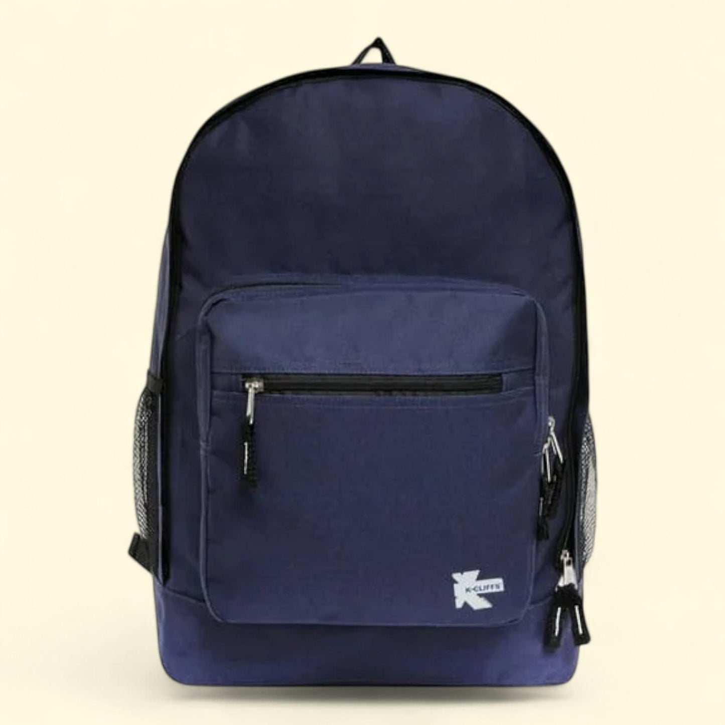 K-Cliffs Classic Large 17.5" School Backpack, Navy