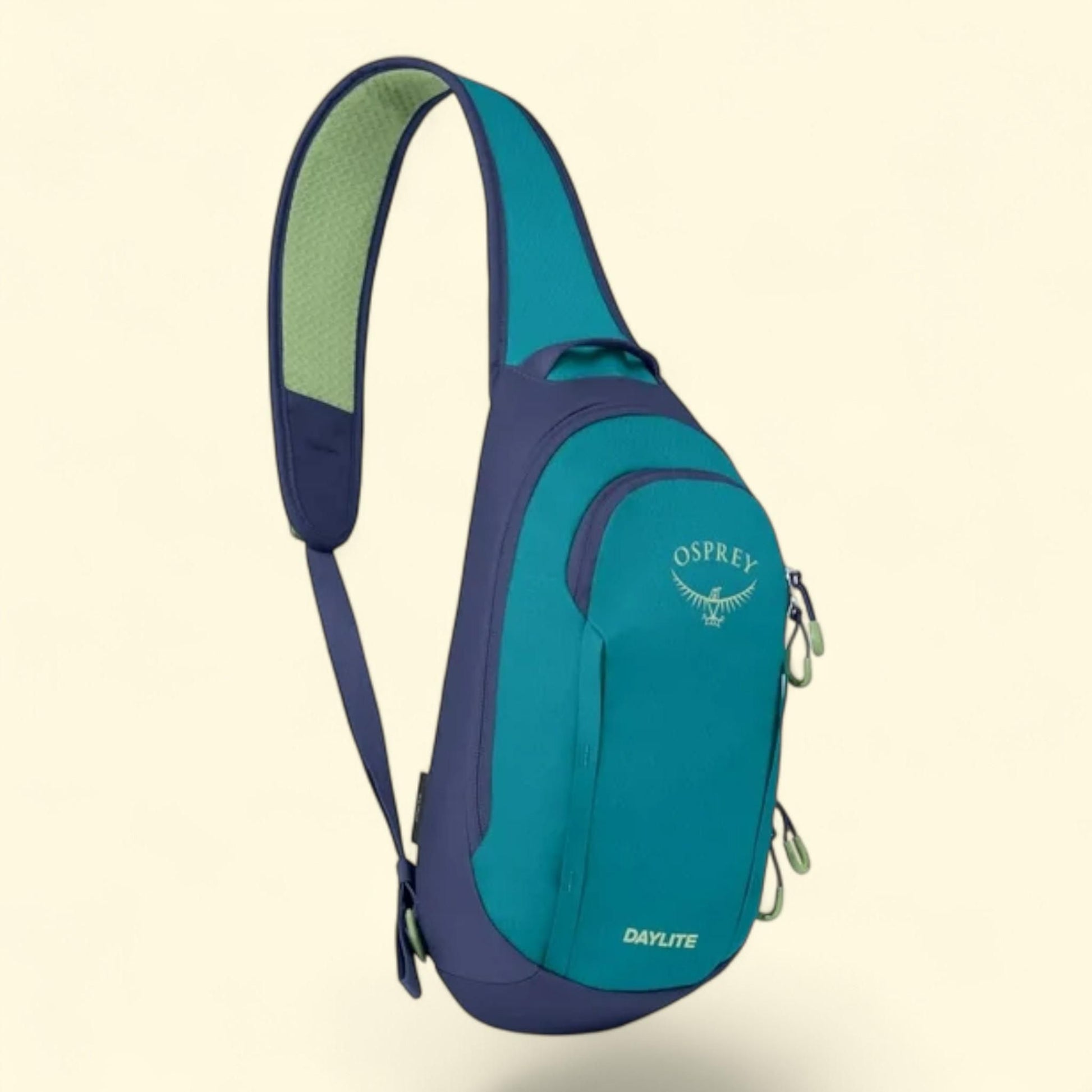 Osprey Daylite Shoulder Sling Bag, Blue Spikemoss/Alkaline — authentic US product shipped worldwide by Treatspree