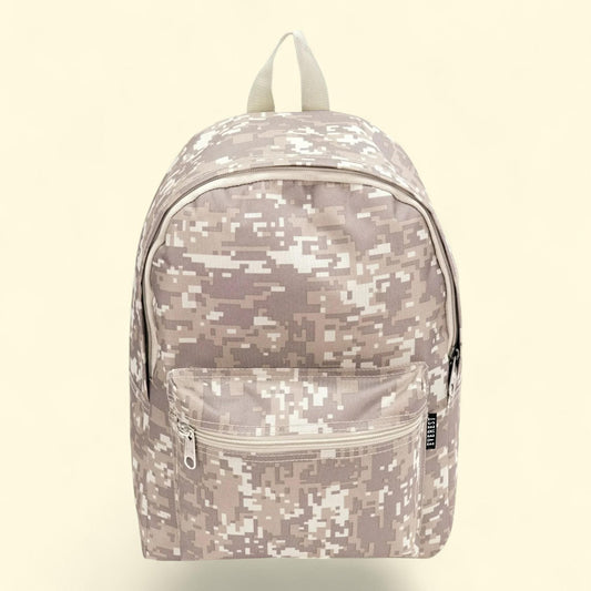 Everest Digital Camo Basic Backpack, 15"