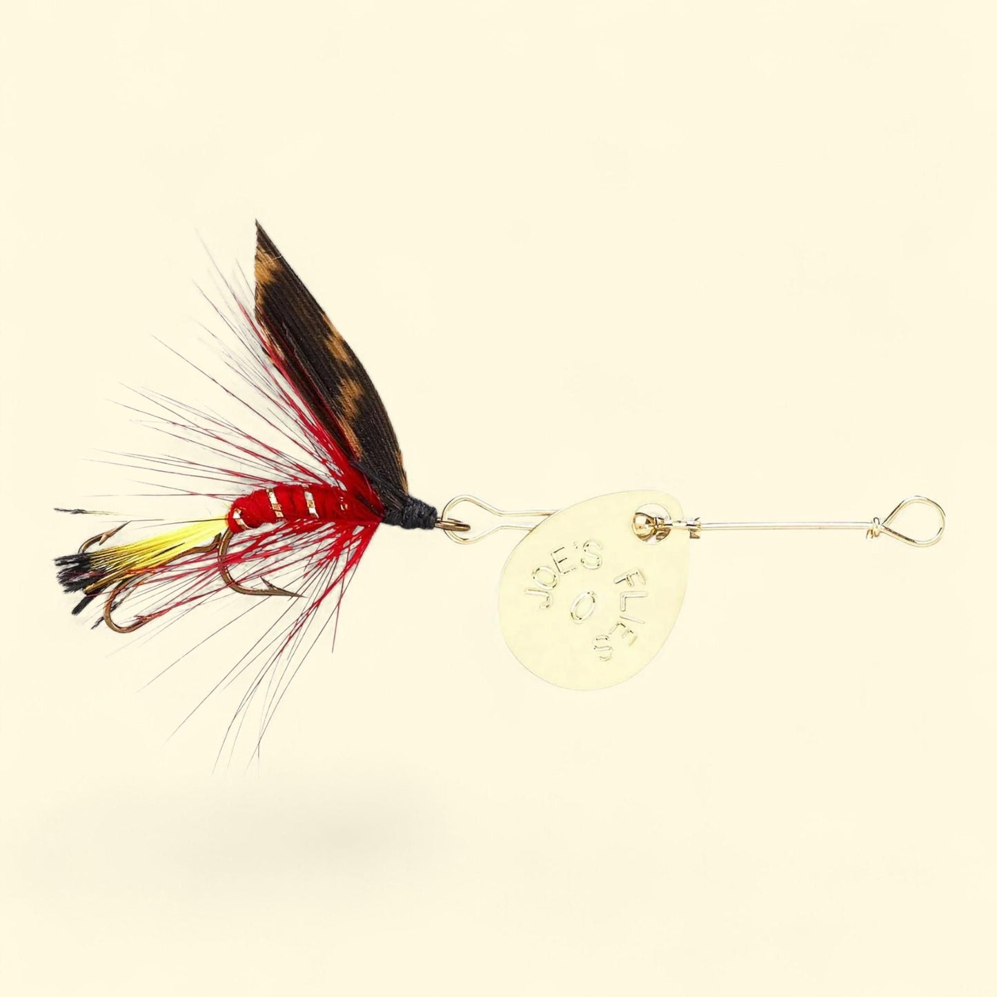 Mouche Joe's Flies Short Striker Potomac Coachman, taille 8, type « spinner »
