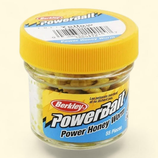 Appât de pêche Berkley PowerBait Power Honey Worm, 1 pouce | 3 cm