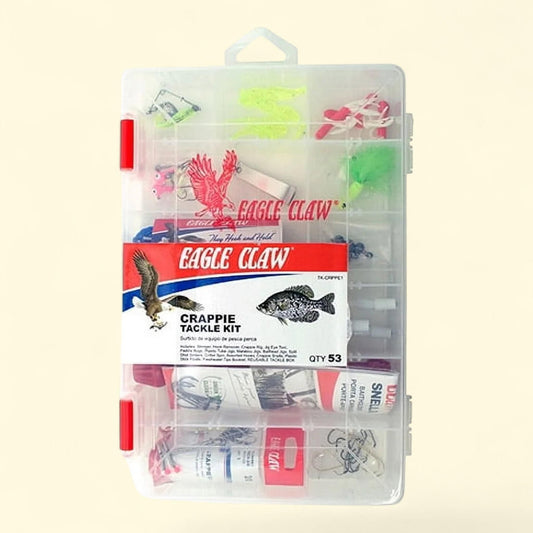 Kit de pêche au crappie Eagle Claw, 53 pièces