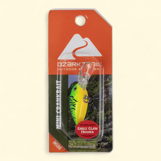 Leurre de pêche Ozark Trail Mini Crankbait, 3,1 g - Firetiger