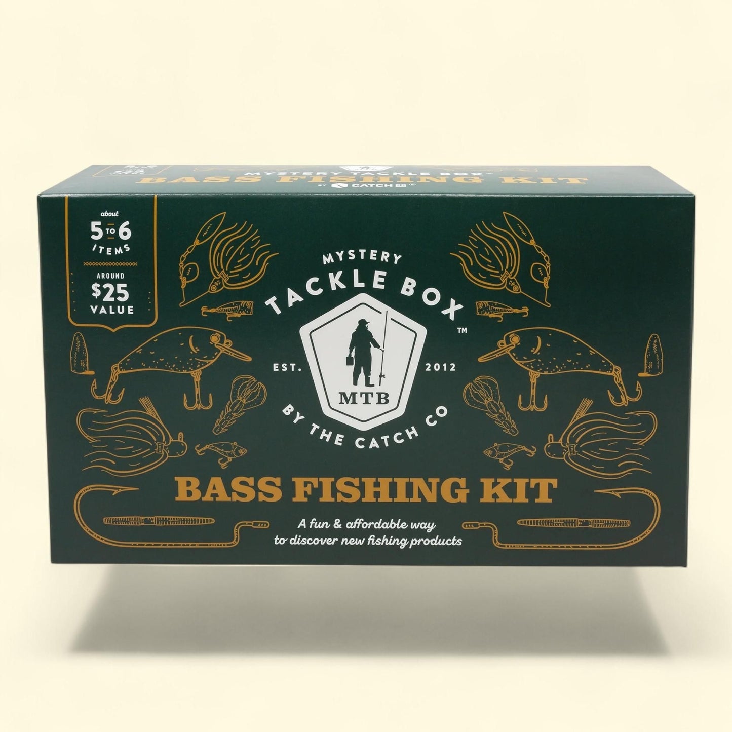 Mystery Tackle Box Bass Fishing Lure Kit, 1-Count