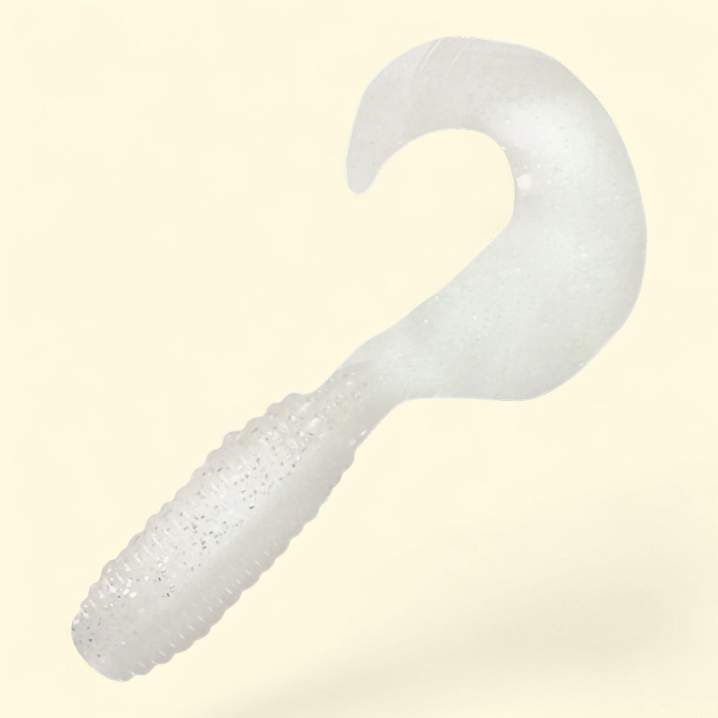 Kalins Lunker Grub, 12,7 cm, lot de 10, White Ice