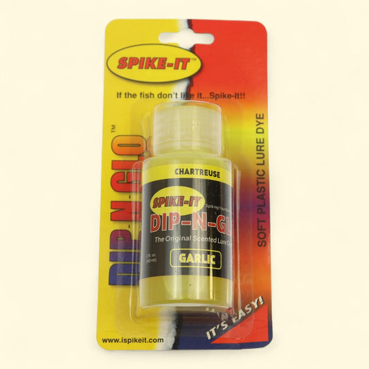 Spike-It Dip N Glo : colorant et attractif pour vers à l'ail et à la chartreuse, format