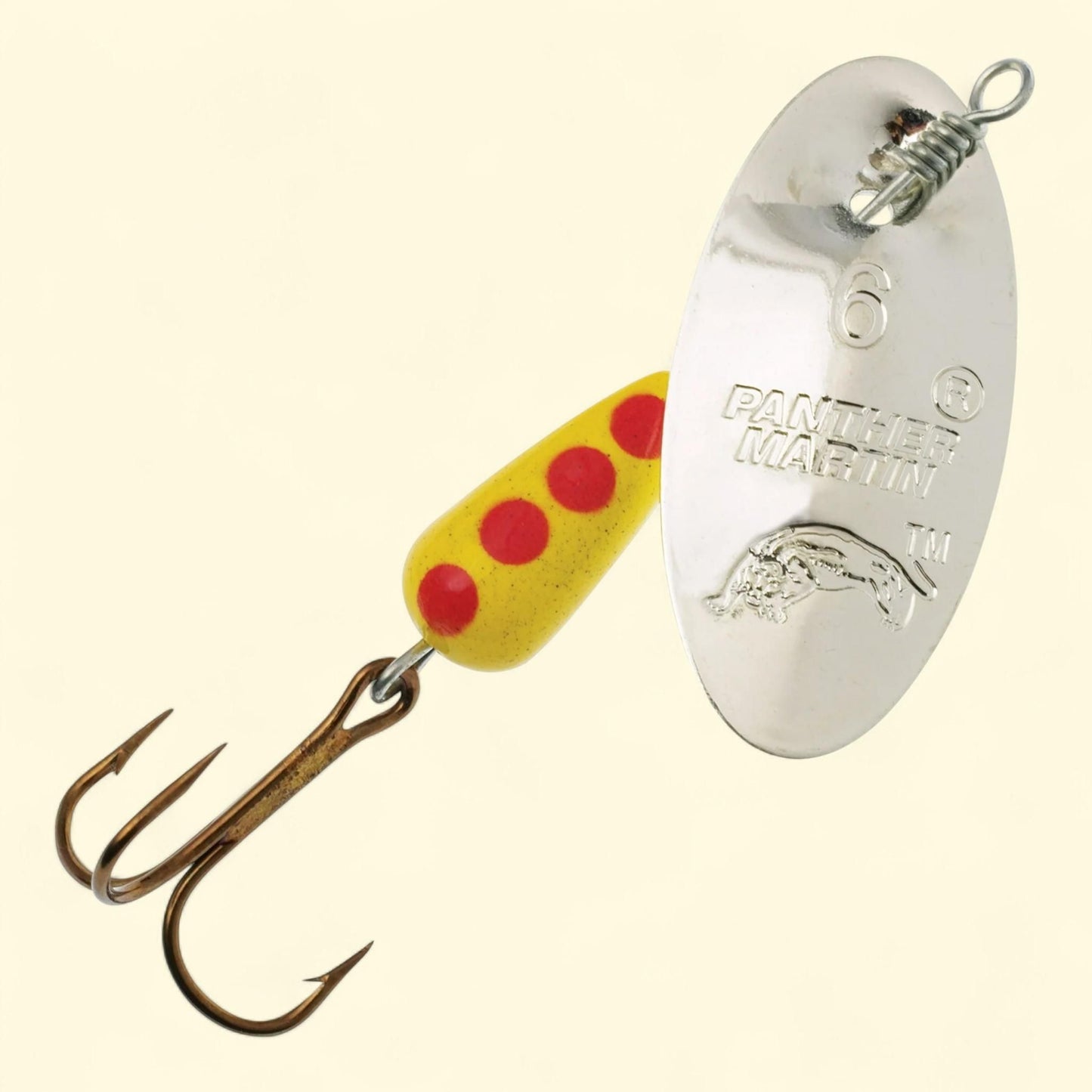 Leurre de pêche Panther Martin PMR_9_S Classic Regular Teardrop Spinners, argenté, 9 (3/8 oz)