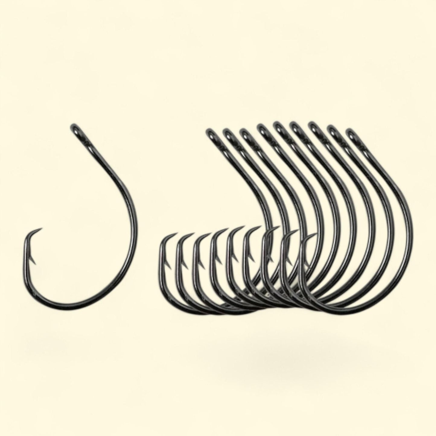 Hameçon Mustad Demon Perfect Circle, n° 1/0, lot de 10