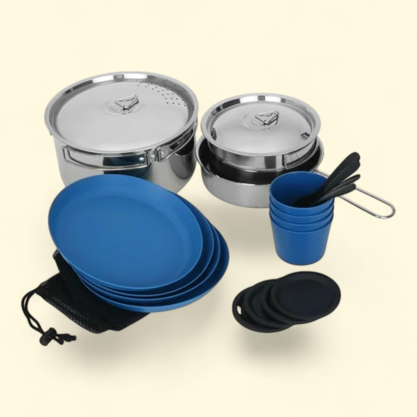 Ozark Trail Mess Kit and Pans Set, 22-Piece
