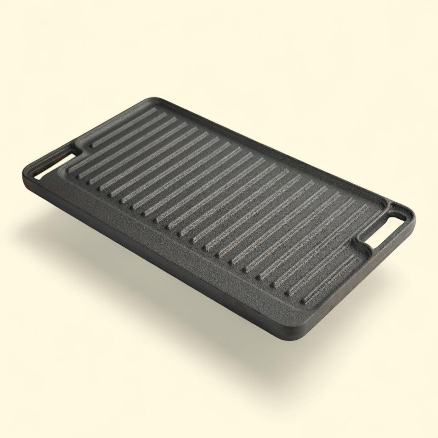 Ozark Trail Cast Iron Reversible Grill Griddle Plate, Black, Hand Wash, Deluxe, Size