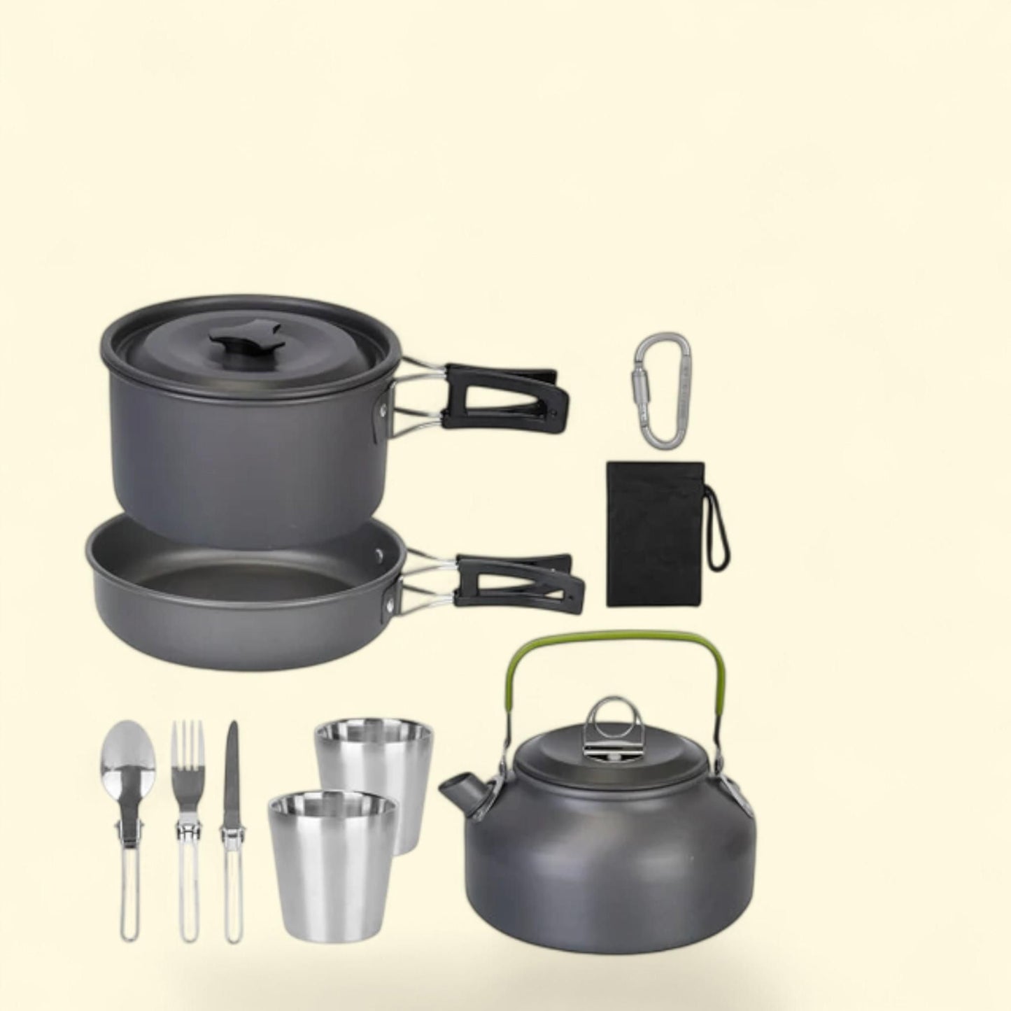 Camping Cookware Set, 12Pcs