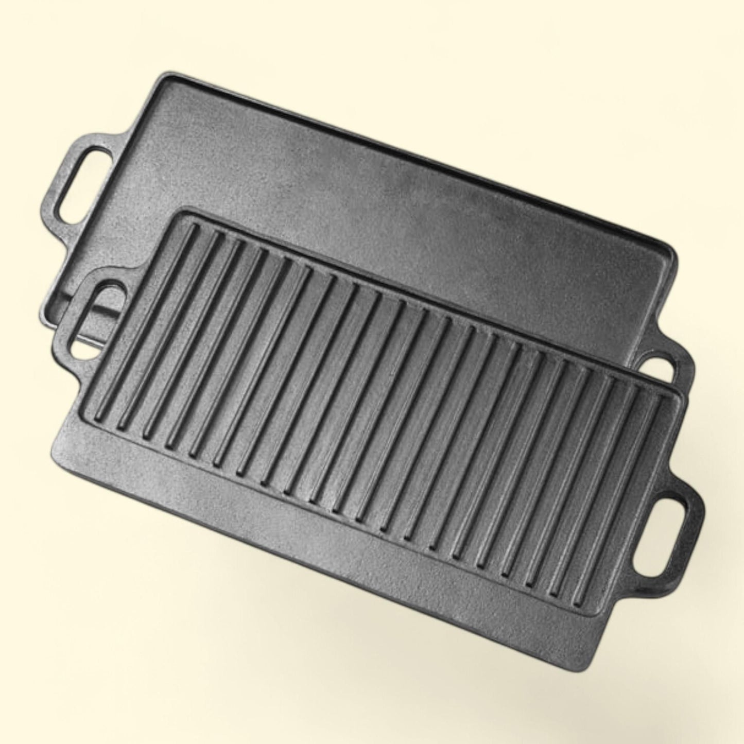 ProSource Cast Iron Griddle, 19.5" x 9"