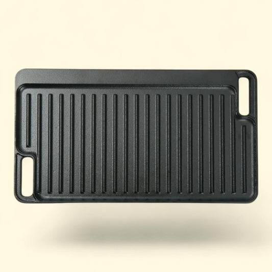 Ozark Trail Cast Iron Grill and Griddle, 9 inch, Black