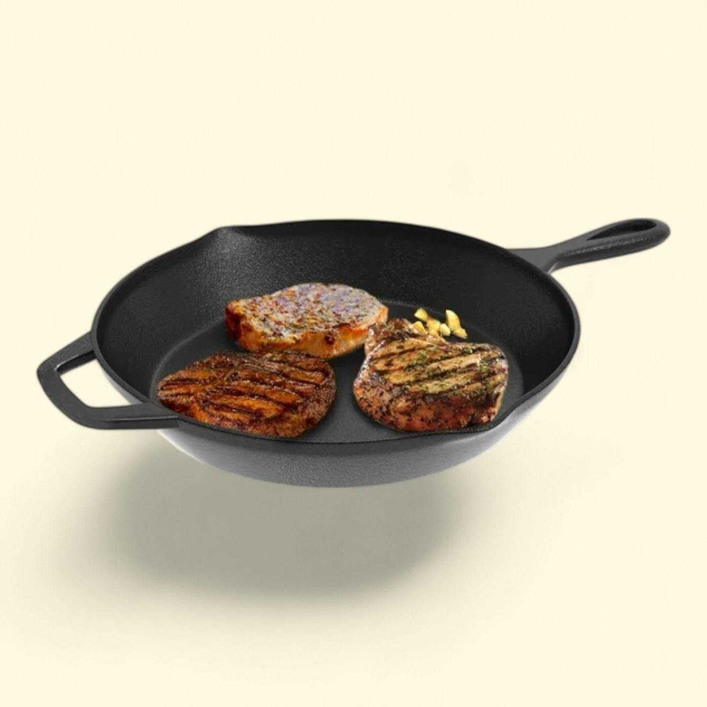 Classic Cuisine Pre-Seasoned Cast Iron Skillet, 12 inch