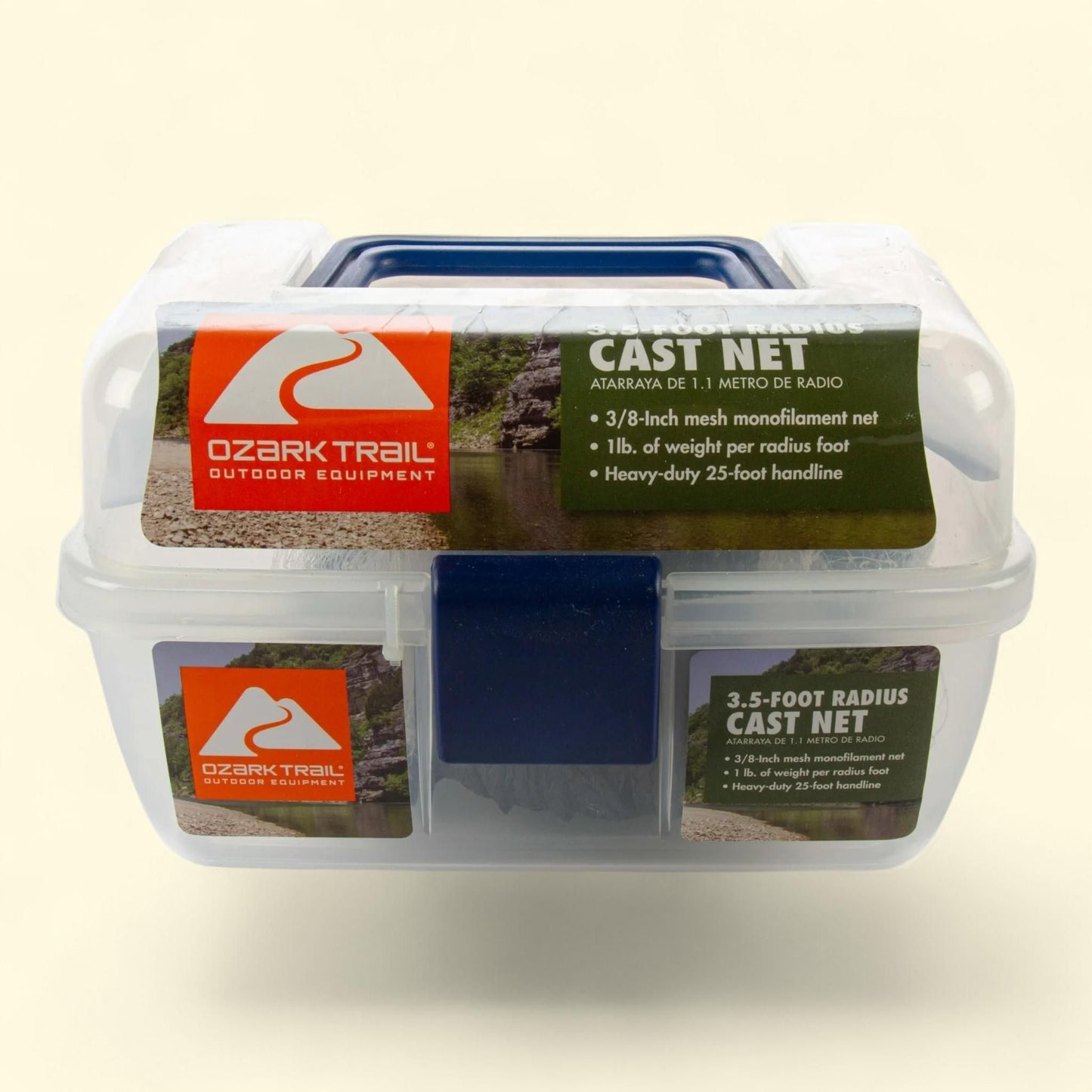 Ozark Trail Pro Series Cast Net, 3/8-inch Mesh, 3.5-Foot Radius