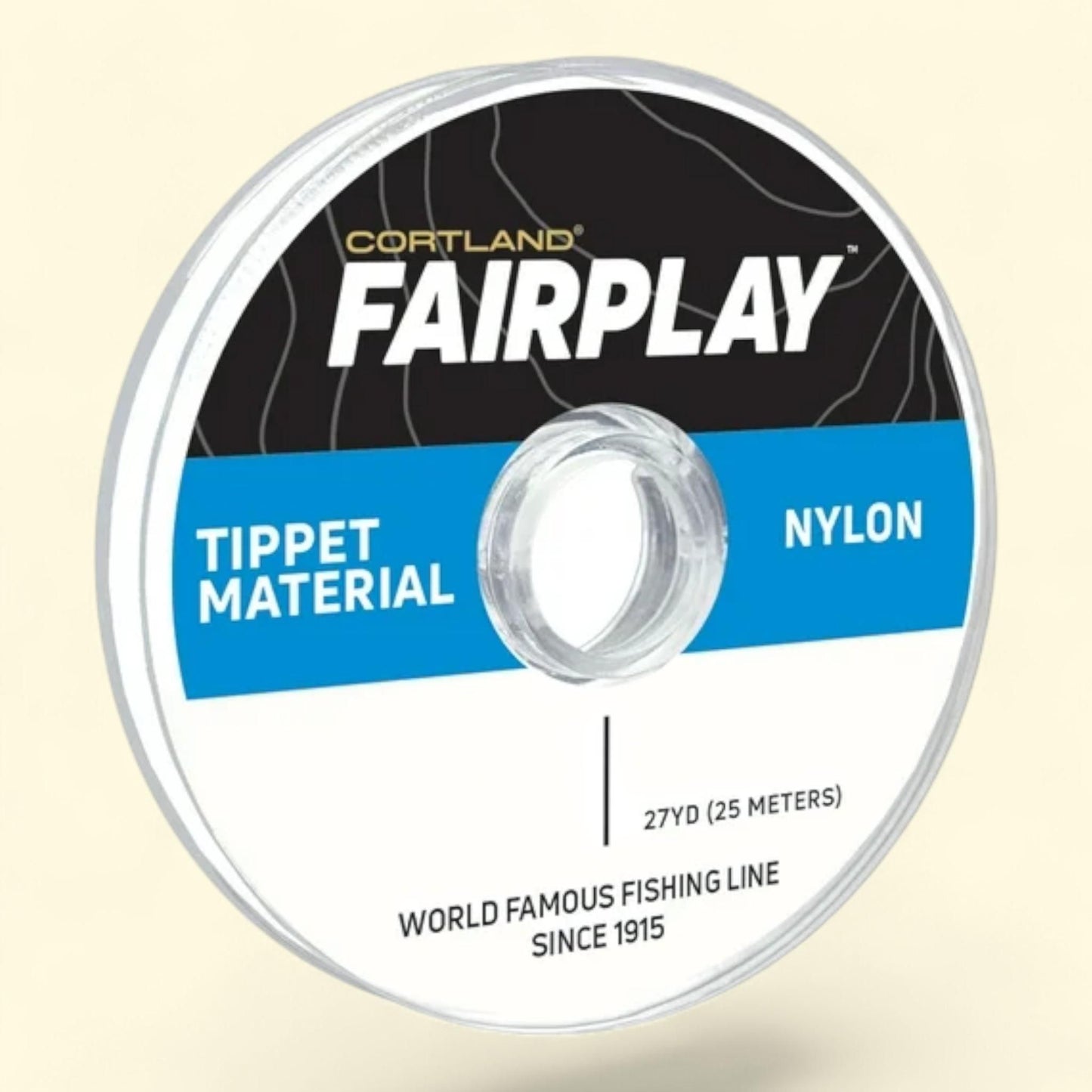 Cortland Fairplay Nylon Monofilament Fly Fishing Tippet, 27.3 Yards, 3X, 7lb Test