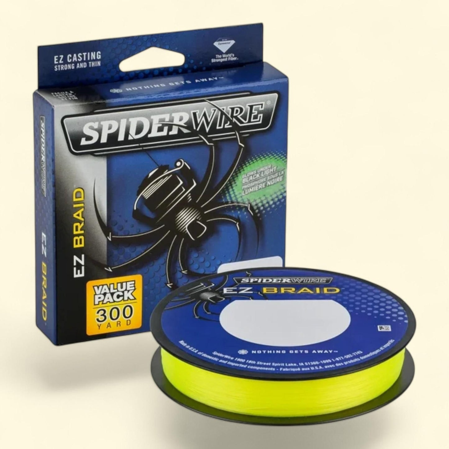 SpiderWire EZ Braid Fishing Line, 30 lb, 300 yd