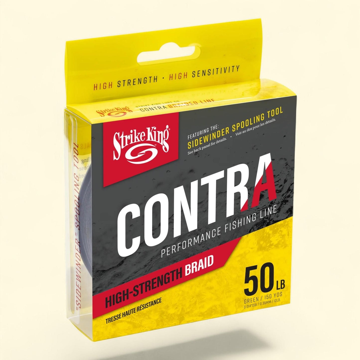 Strike King Contra Braided Fishing Line 50lb. Green