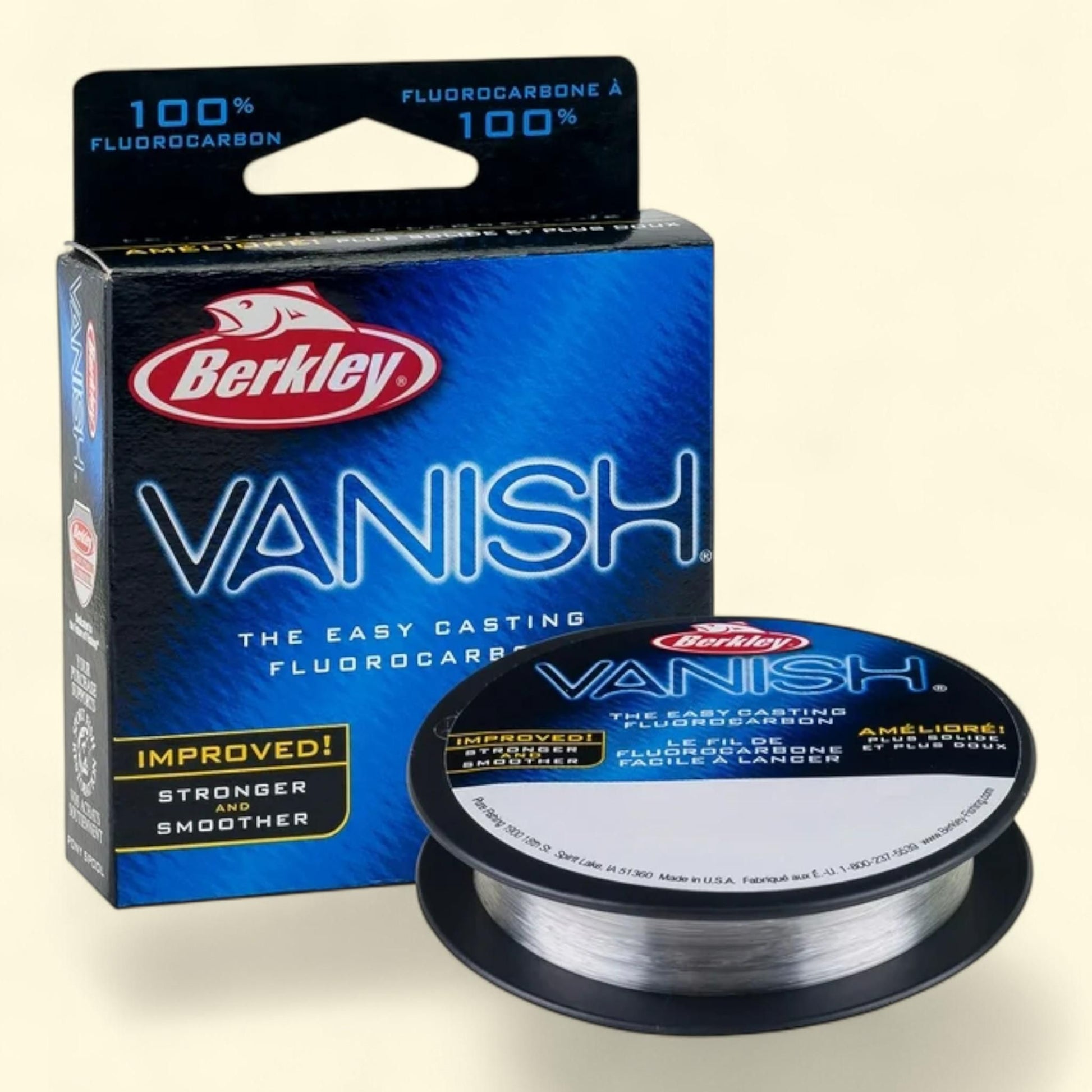 Berkley Vanish Fluorocarbon Fishing Line, 6 lb, 110 yd — authentic US product shipped worldwide by Treatspree