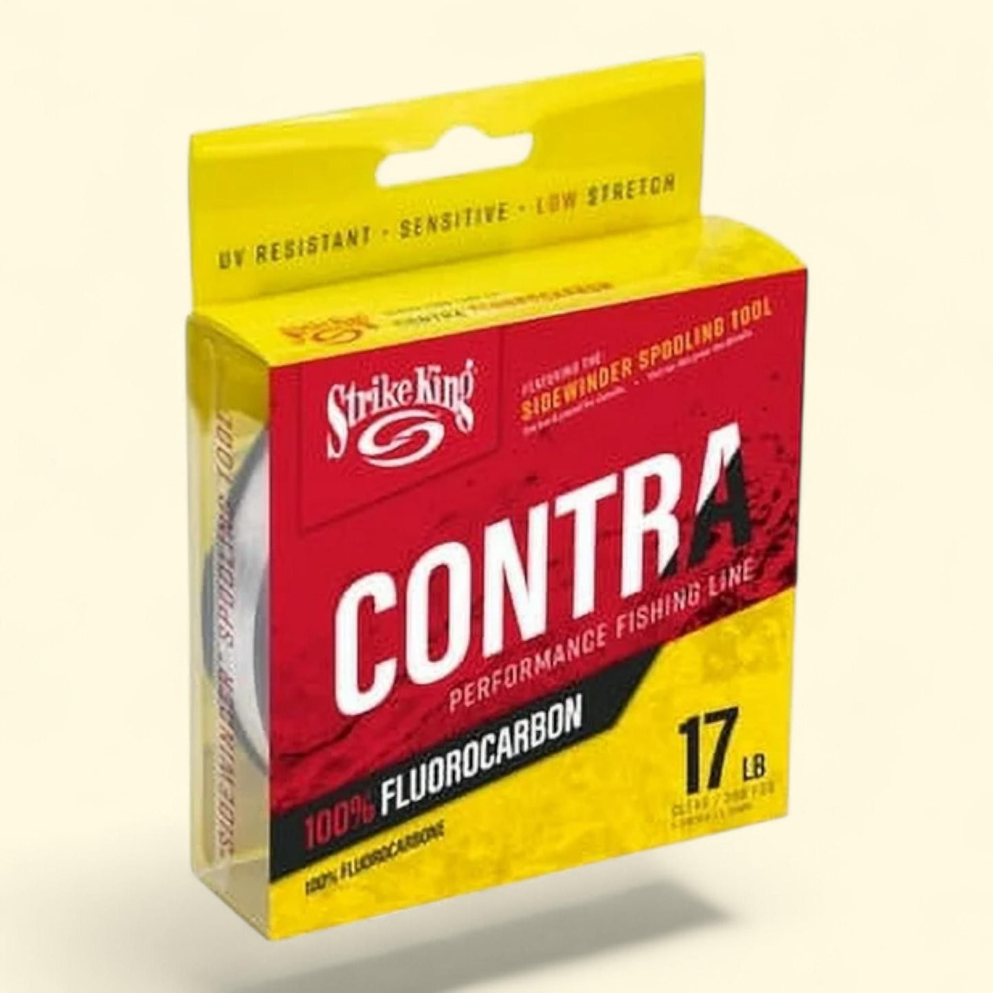 Strike King Contra Fluorocarbon Fishing Line 17lb. Clear