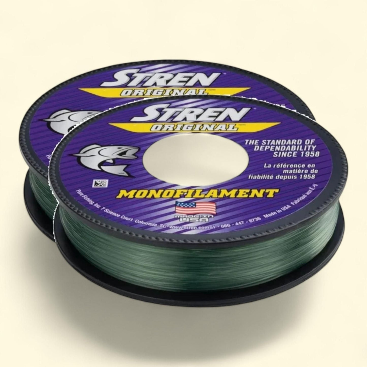 Stren Original Monofilament Fishing Line, 6 lb Test Strength, 330 yd