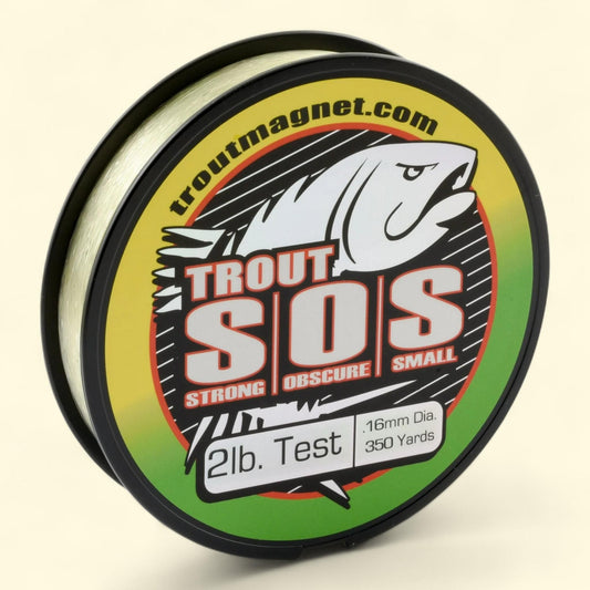 Trout Magnet S.O.S. Line, 400 yd, 2lb Test