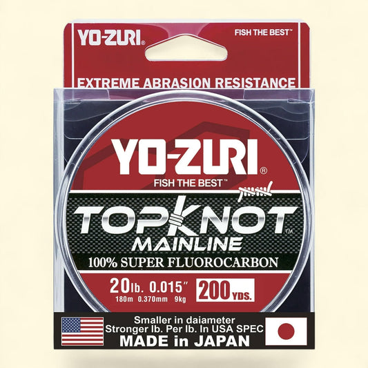 Yo-Zuri Topknot Fluorocarbon Main Line, 20lb 200yd