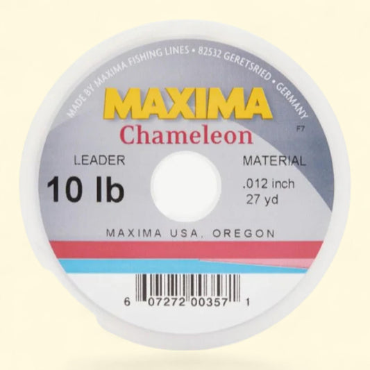 Maxima Chameleon Leader Line, 10lb 27yds
