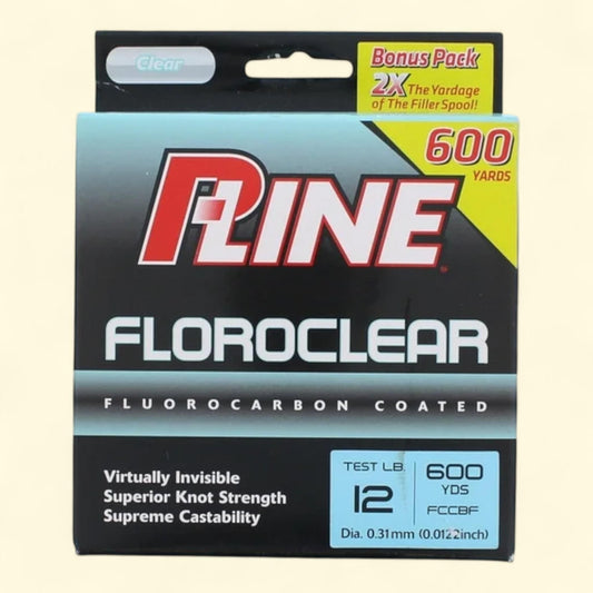 P-Line Floroclear Filler 600 yd, Clear, 12 lb