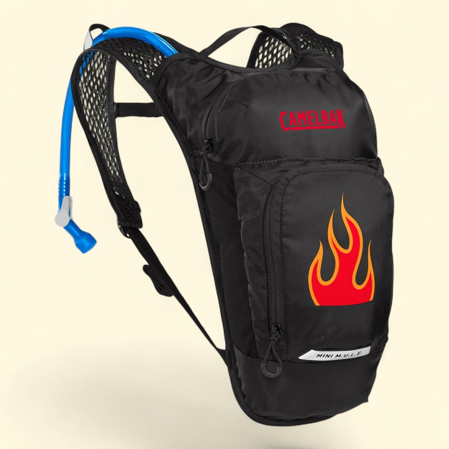 CamelBak Mini Mule Hydration Pack, Black/Flames, One Size — authentic US product shipped worldwide by Treatspree
