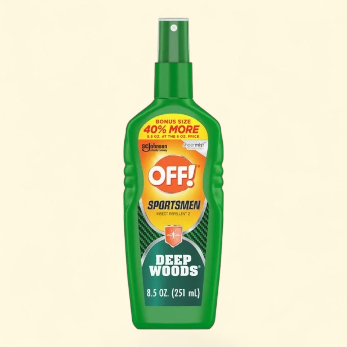 OFF! Sportsmen Deep Woods Insect Repellent II Spritz, 8.5 fl oz — authentic US product shipped worldwide by Treatspree
