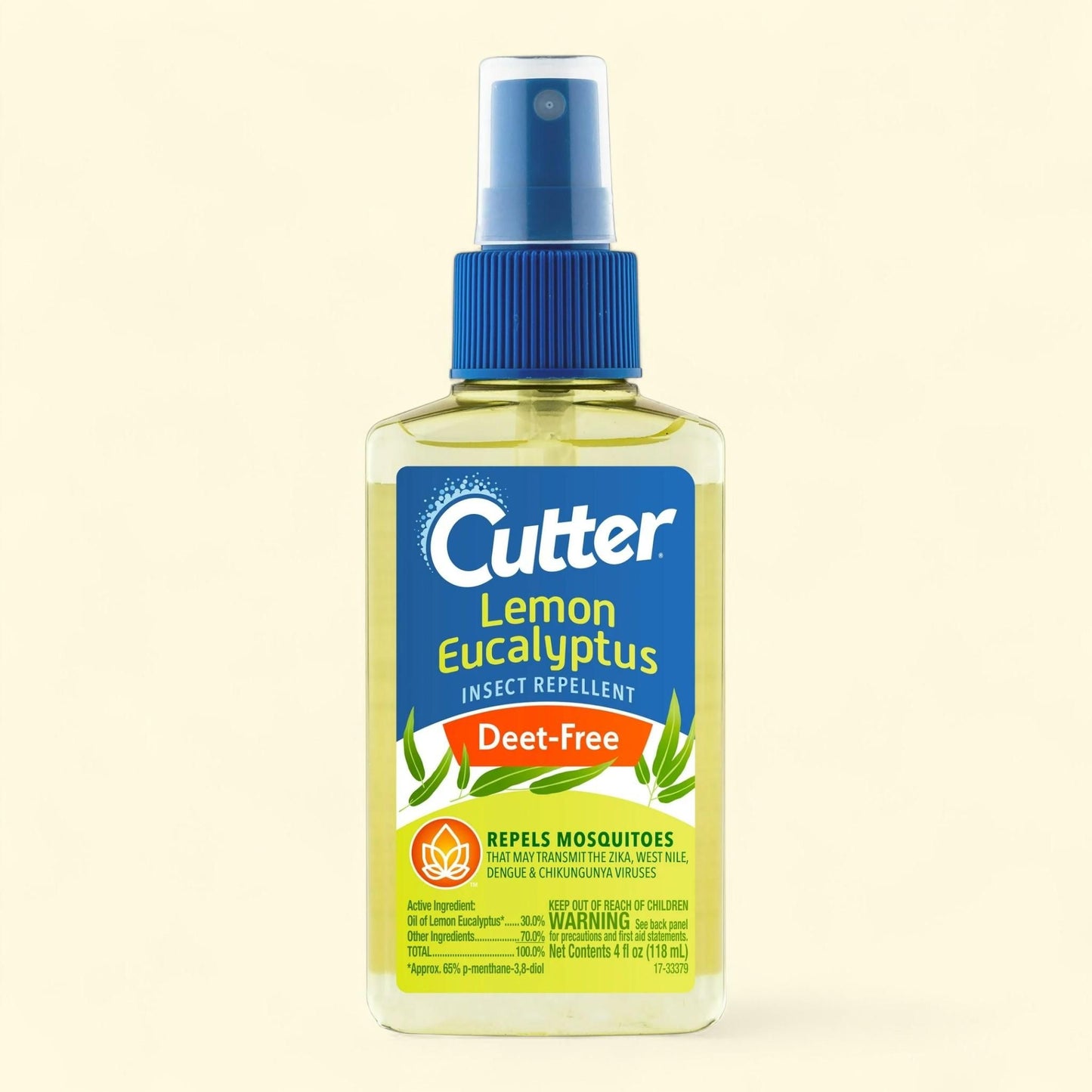 Cutter Lemon Eucalyptus Insect Repellent, 4 Ounces
