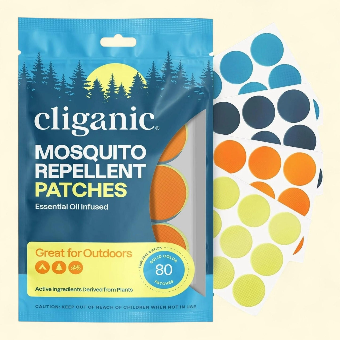 Mosquito Repellent Patches, 80pc