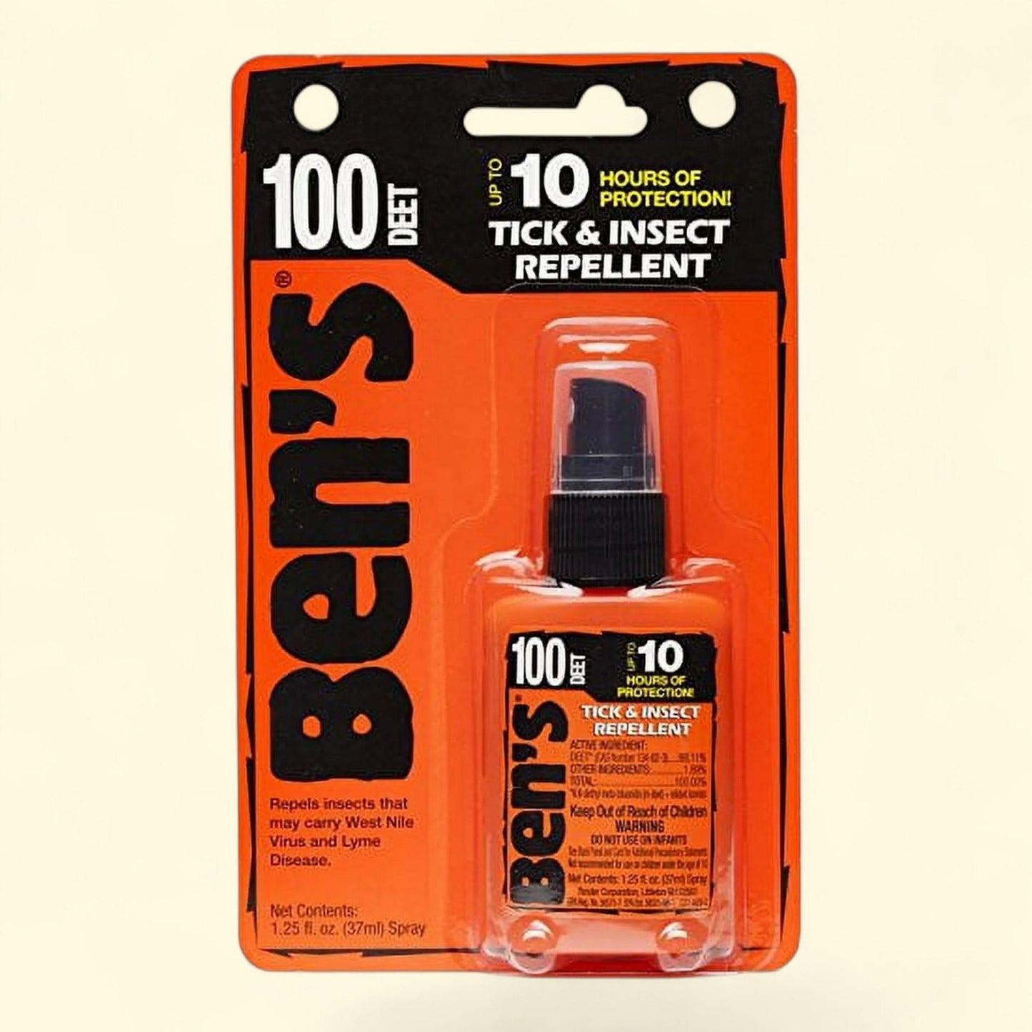 Ben's Tick & Insect Repellent, 1.25 Fl Oz. — authentic US product shipped worldwide by Treatspree