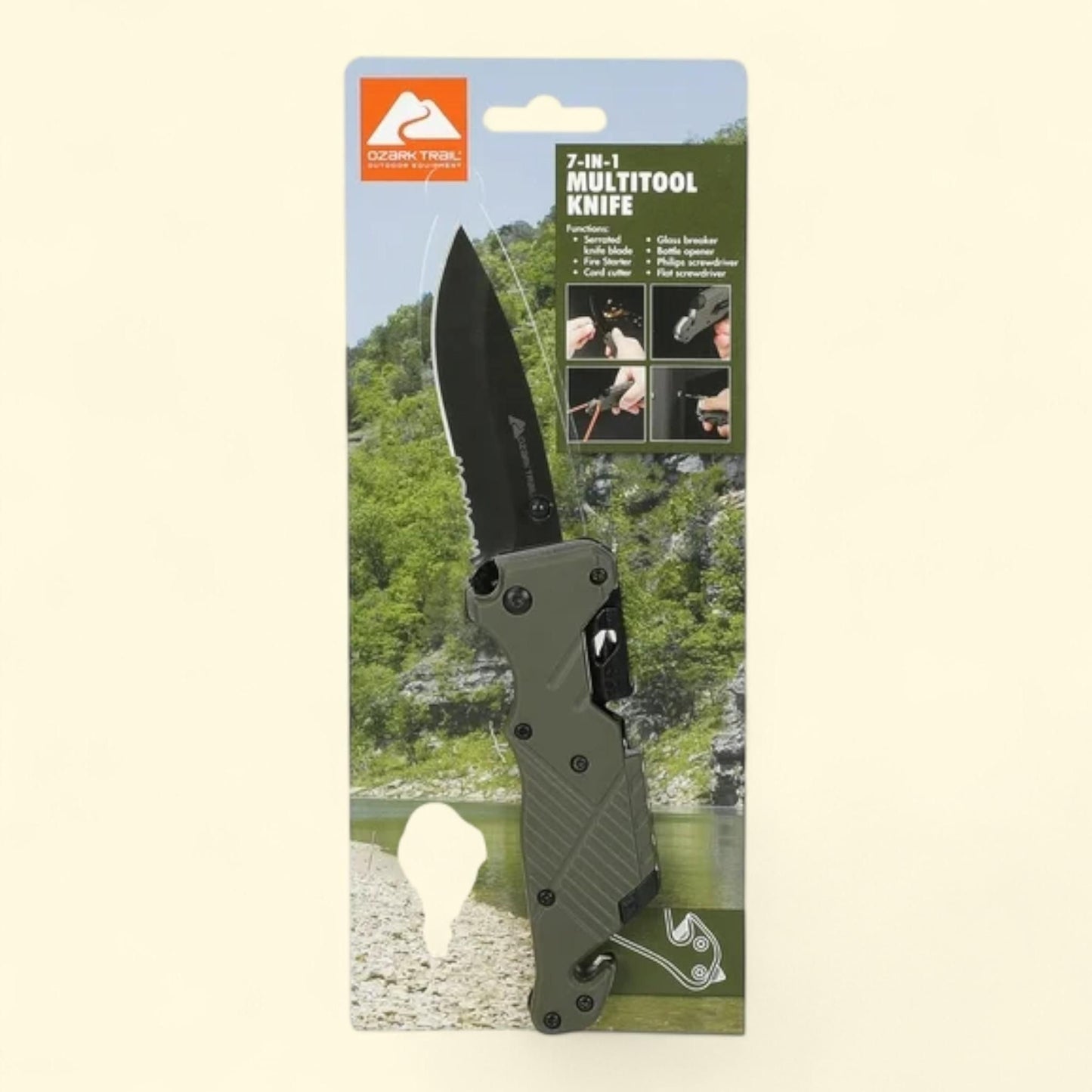 Ozark Trail Multi Tool, 7-in-1, Stainless Steel