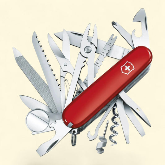 Victorinox Swiss Champ Swiss Army Knife, 33 Function, Red