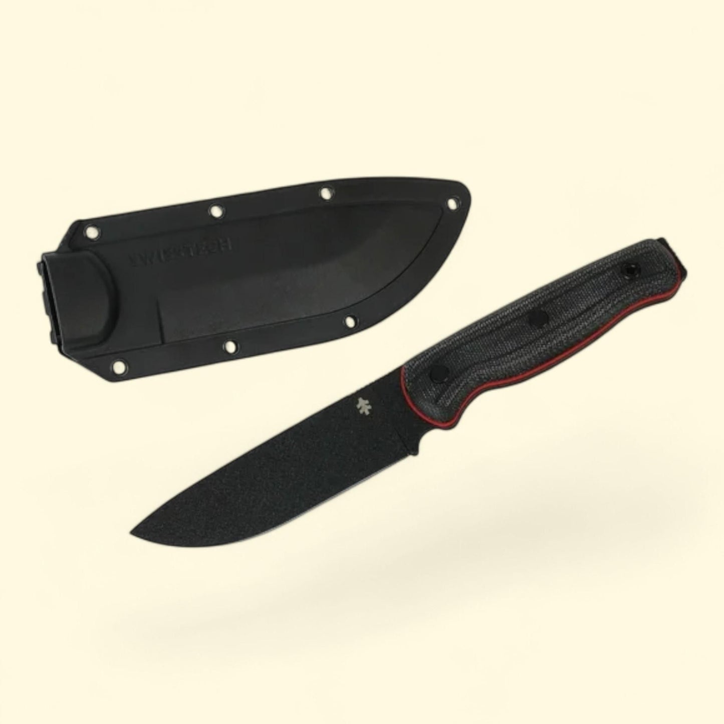Swiss Tech Kraftig Large Bushcraft Fixed Blade Knife, 10.25''