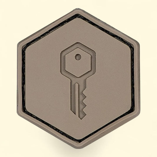 Mission Critical Adventure Patches, Coyote, Rubber, Adult Teen, Backpacks, Size 80840C S.01