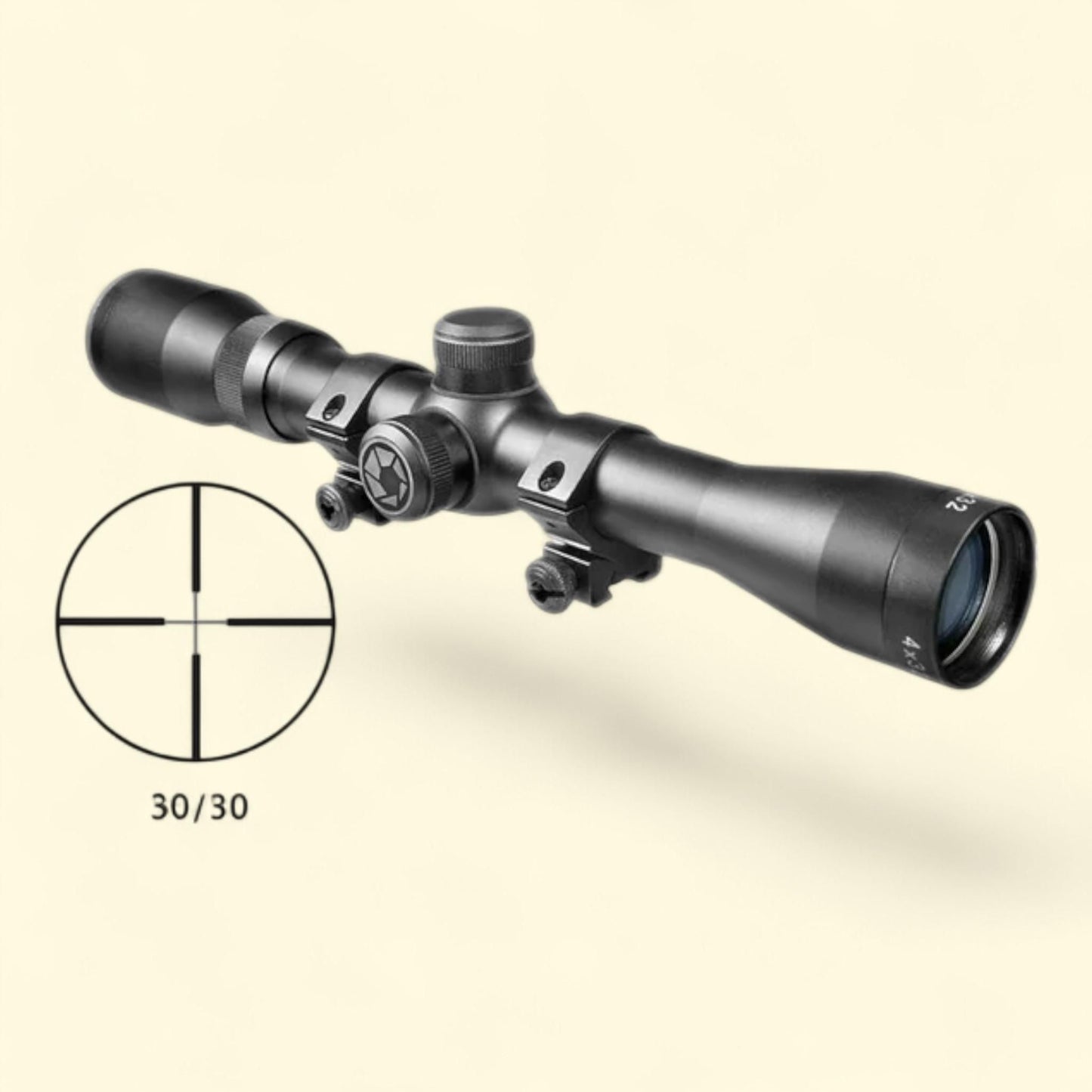 Barska Plinker-22 Scope, 4X Zoom, Matte Black, 1/4 MOA, 1" — authentic US product shipped worldwide by Treatspree