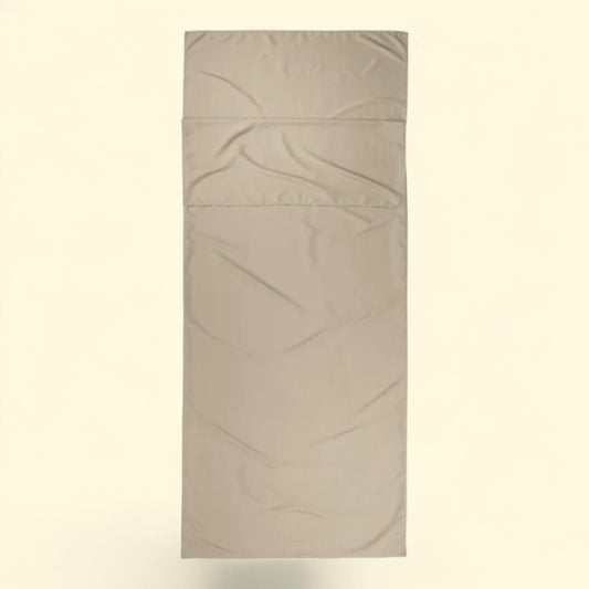 Ozark Trail Camping Sleeping Bag Liner Sheet Beige, 78" x 33"