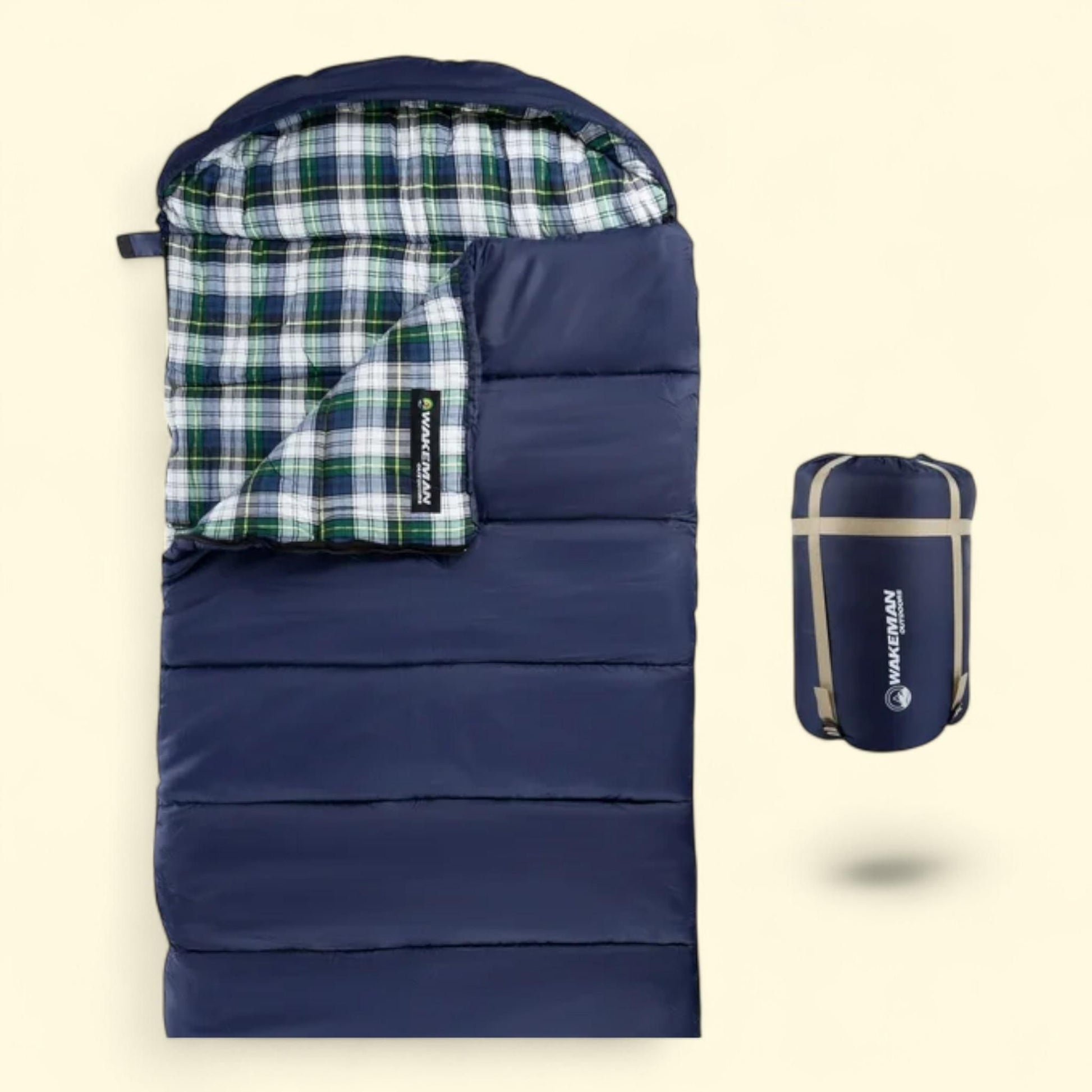 Wakeman Sleeping Bag XL 32F, Compact and Lightweight 3-Season Envel... — authentic US product shipped worldwide by Treatspree