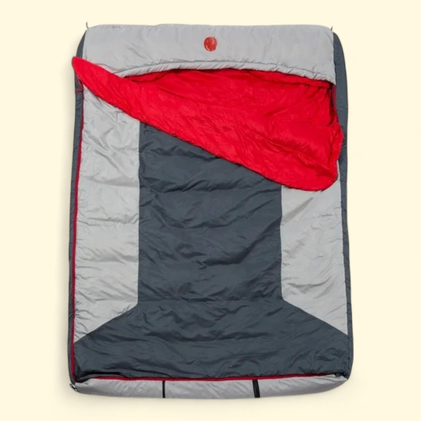 OmniCore Designs Double Wide Hooded Rectangular Sleeping Bag, 10F, Red