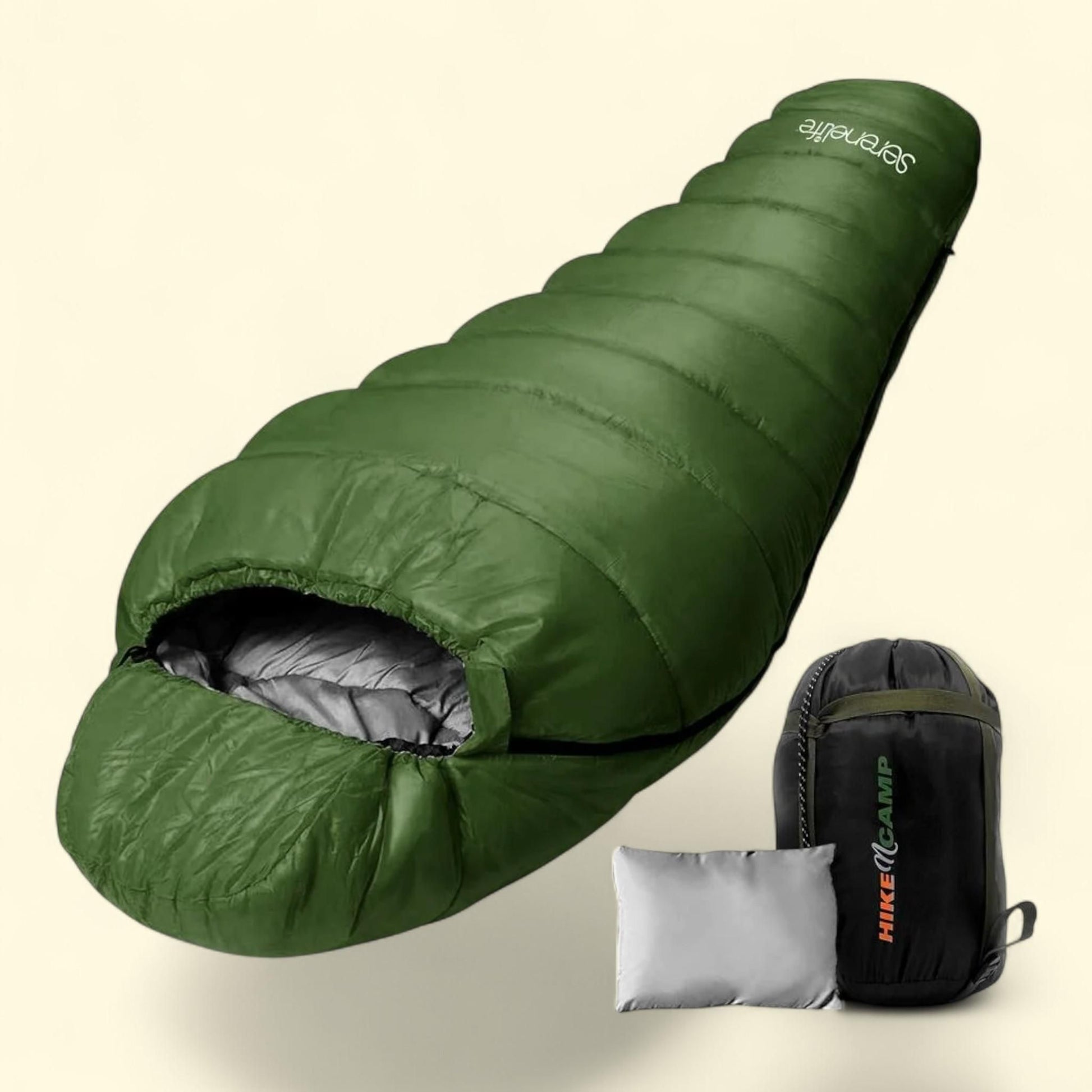 SereneLife Sleeping Bag, Backpacking Mummy, Adults/Teens, with Pill... — authentic US product shipped worldwide by Treatspree