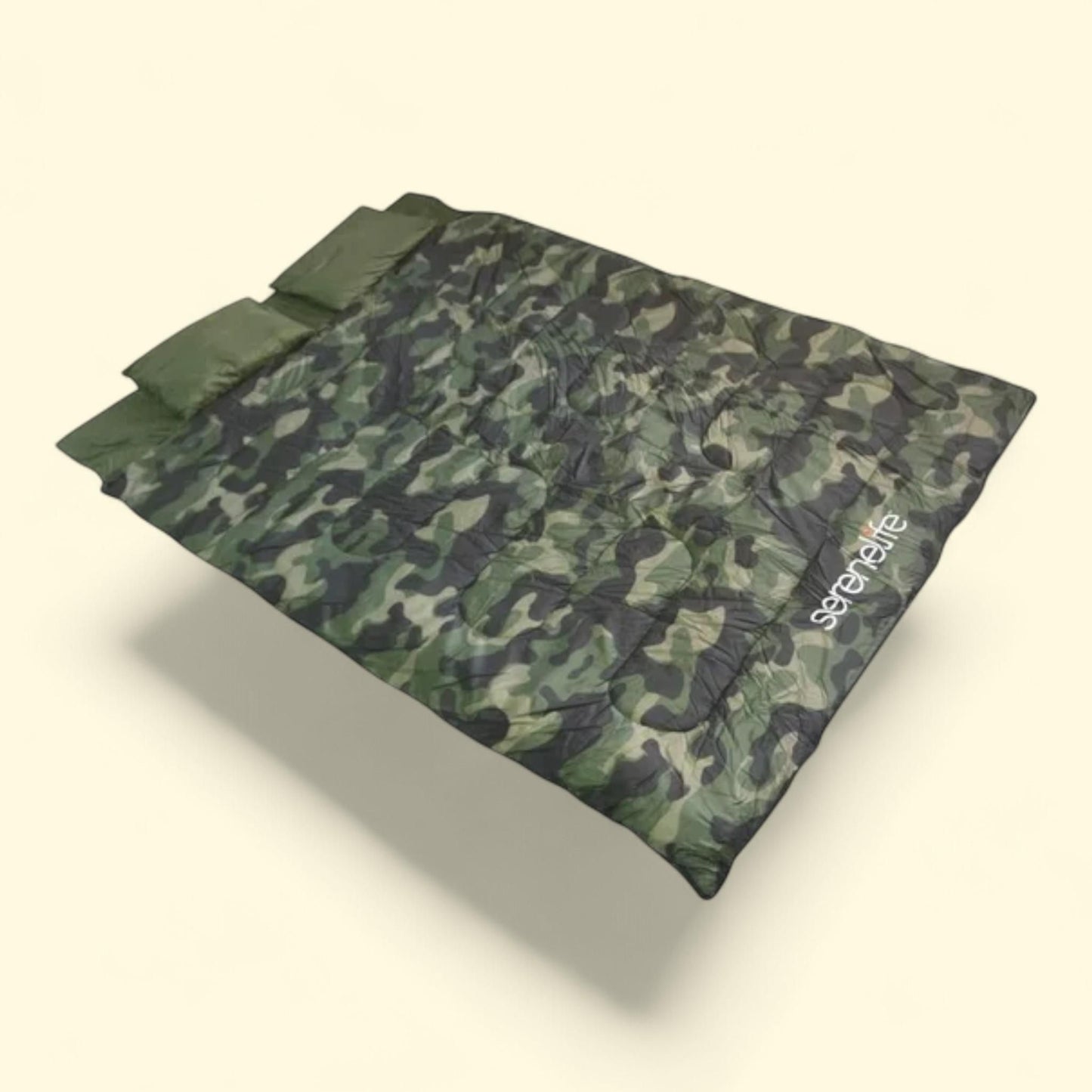 SereneLife Double Sleeping Bag, Lightweight & Waterproof, Camouflag... — authentic US product shipped worldwide by Treatspree