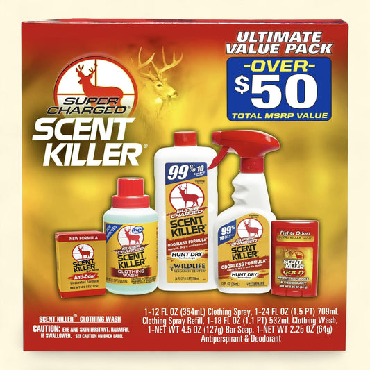 Wildlife Research Super Charged Scent Killer Hunting Scent Elimination, Ultimate Value Pack