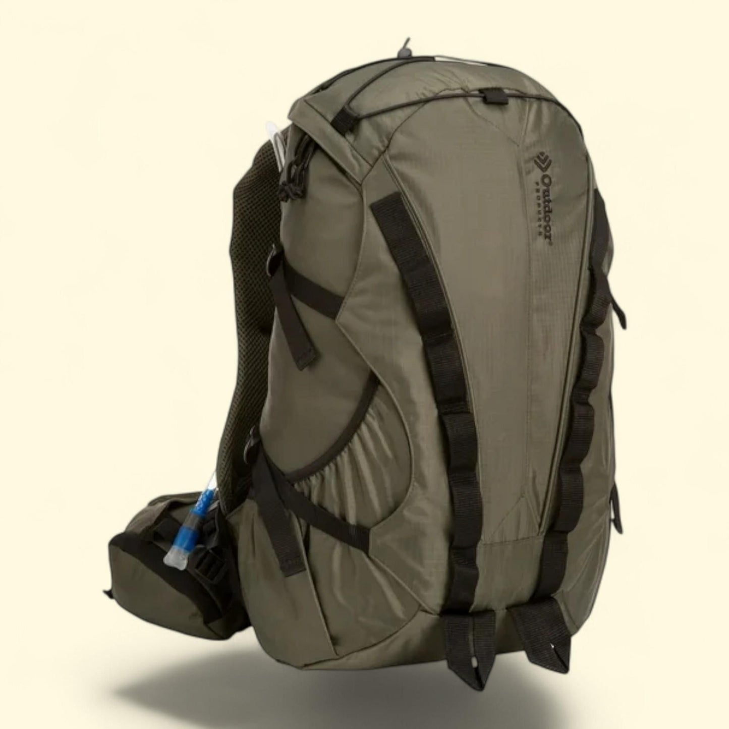 Outdoor Products Big Sur 28 L Hydration Backpack, 1 3-Liter Reservoir, Internal Frame, Green