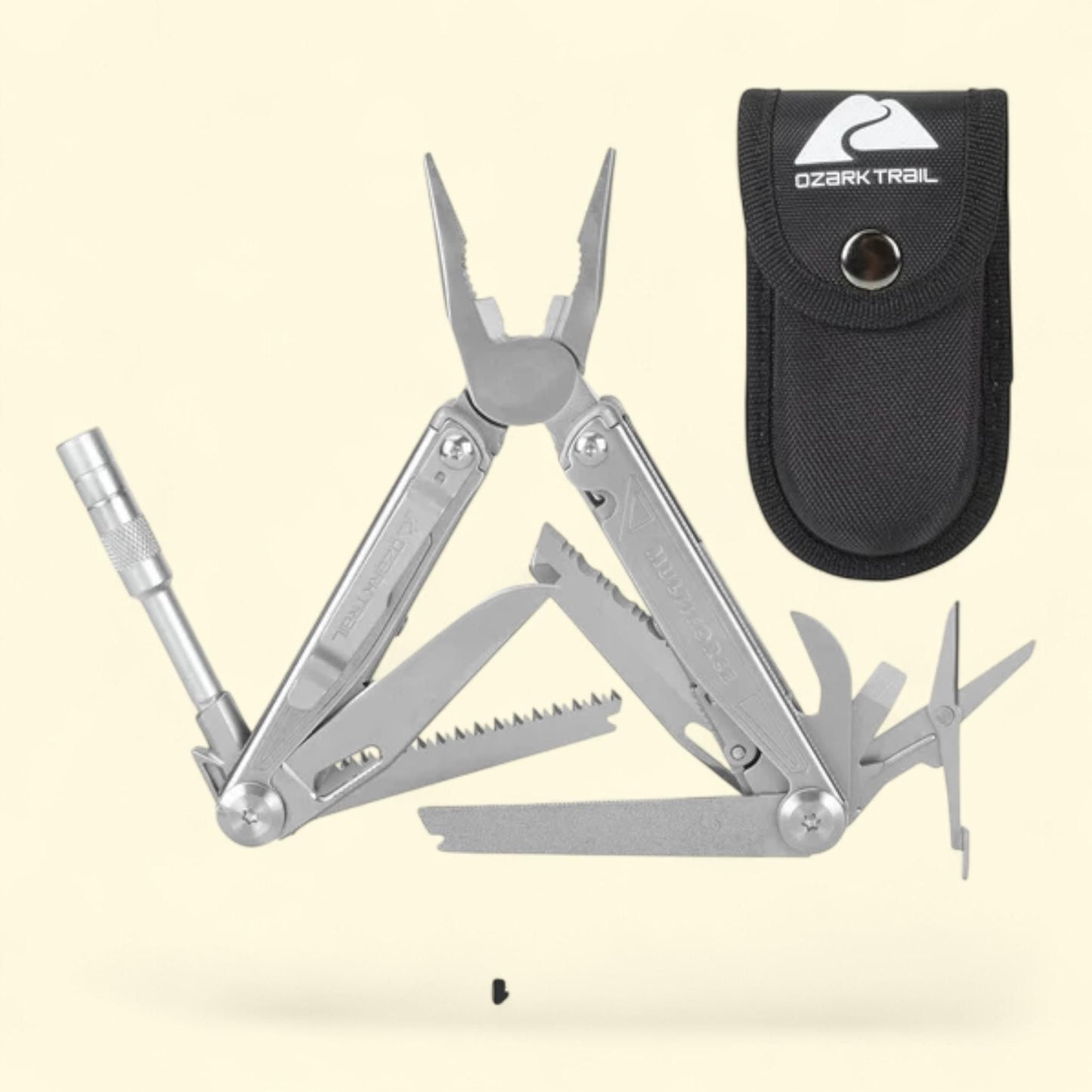 Ozark Trail Multiforce 18-en-1 : outil multifonctions haut de gamme en acier inoxydable, lot de 3